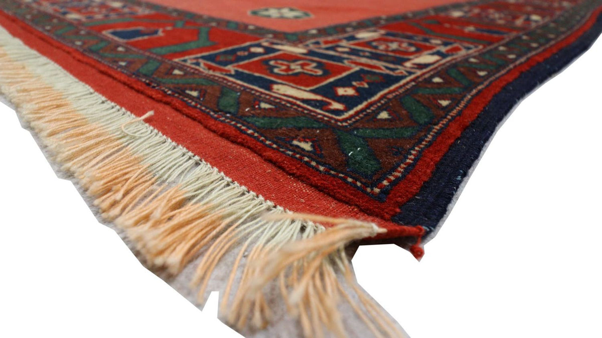 Afghan Teppich 202 x 197 cm - rot