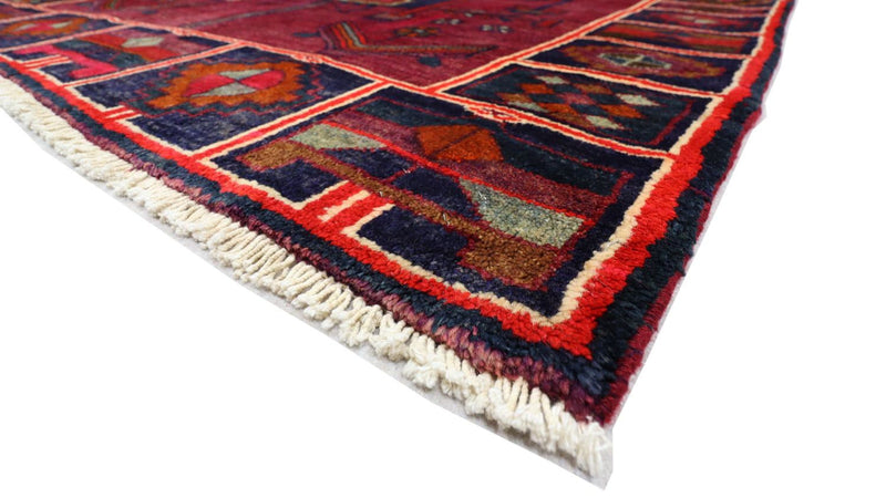 Gabbeh Teppich - Loribaft Perser 220 x 160 cm - hellrot