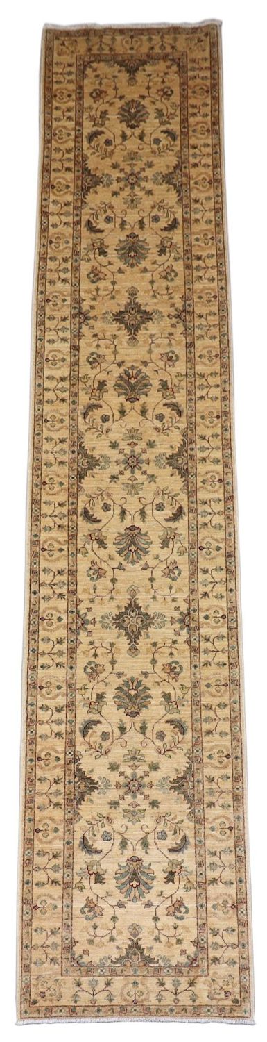 Ziegler Teppich 394 x 78 cm - beige