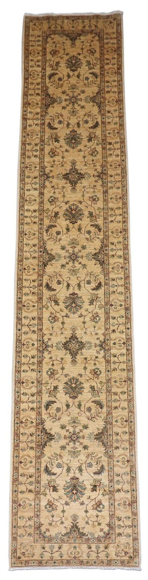 Ziegler Teppich 394 x 78 cm - beige