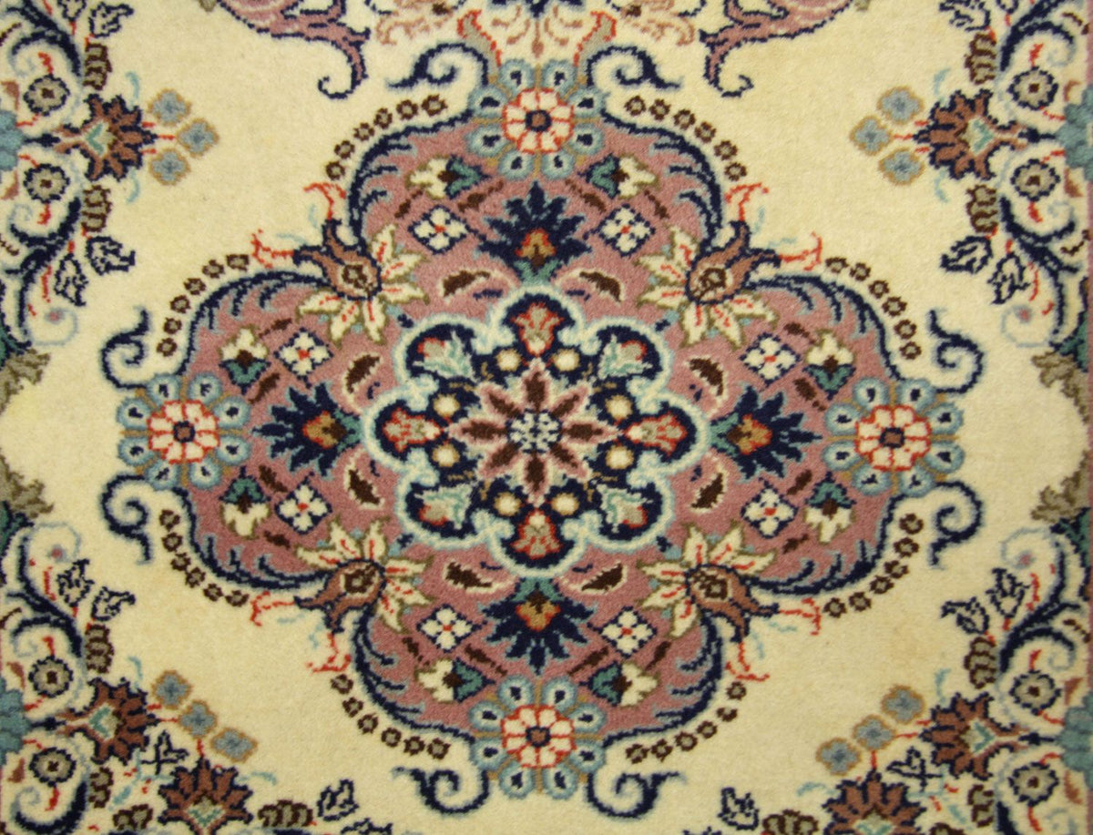 Perserteppich - Keshan 300 x 82 cm - blau