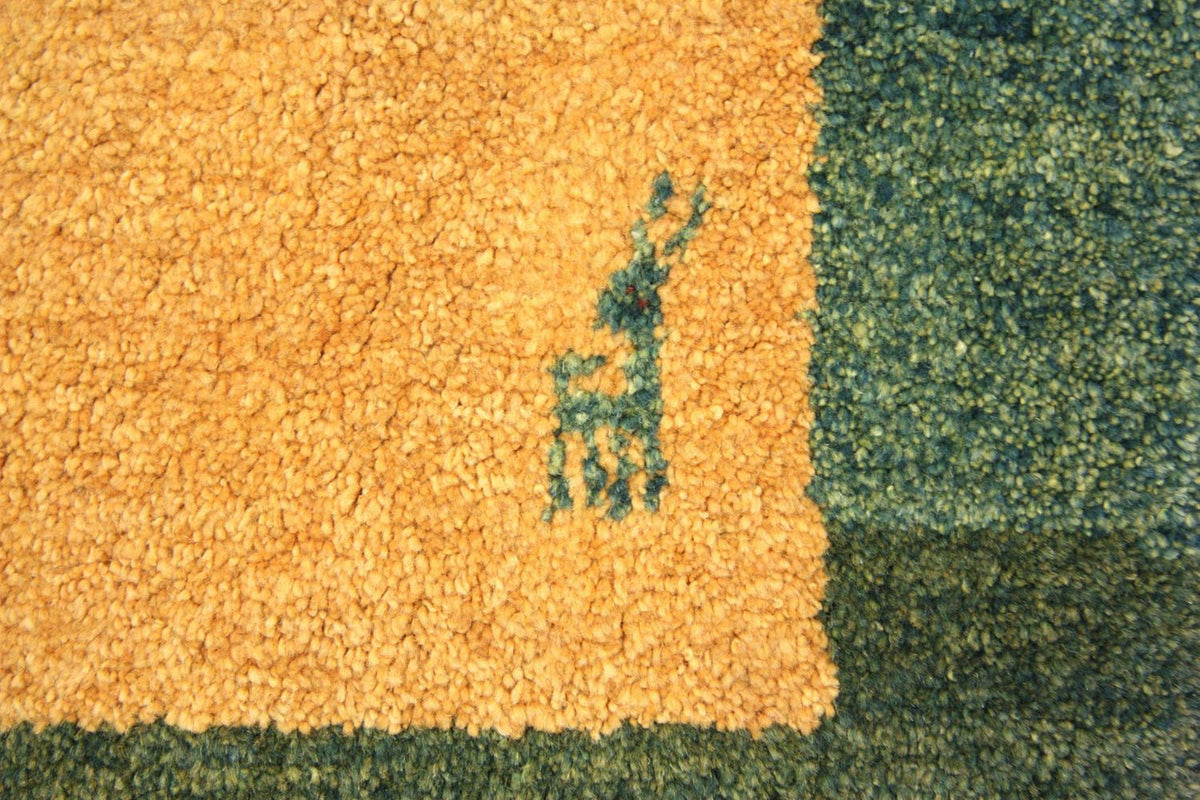 Gabbeh Teppich - Perser 285 x 86 cm - orange