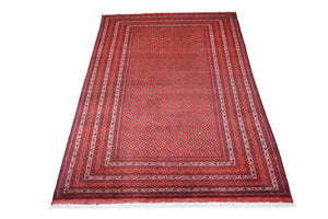 Afghan Teppich - Buchara 296 x 191 cm - rot