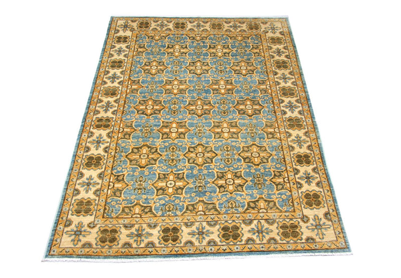Ziegler Teppich - Kazak 255 x 183 cm - blau