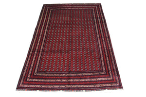Afghan Teppich - Buchara 293 x 196 cm - rot