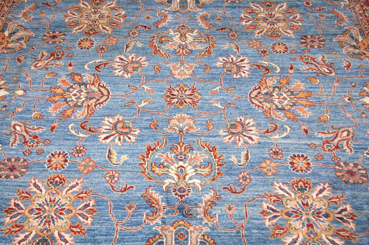 Ziegler Teppich 304 x 249 cm - blau
