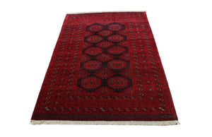 Belutsch Teppich 190 x 129 cm - rot