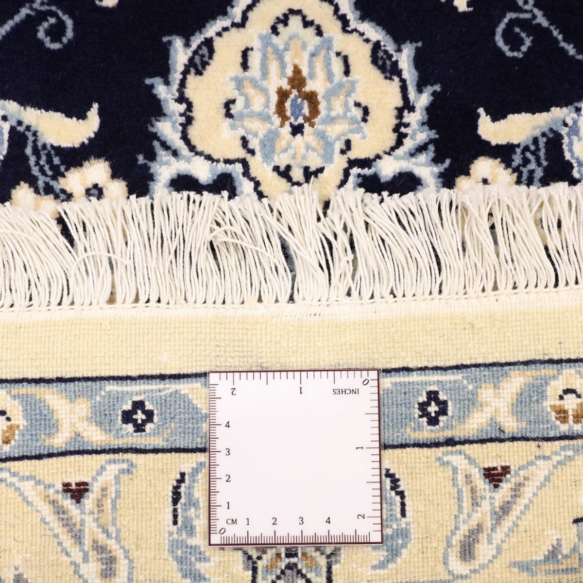 Perserteppich - Nain - Royal - Royal - 136 x 89 cm - dunkelblau