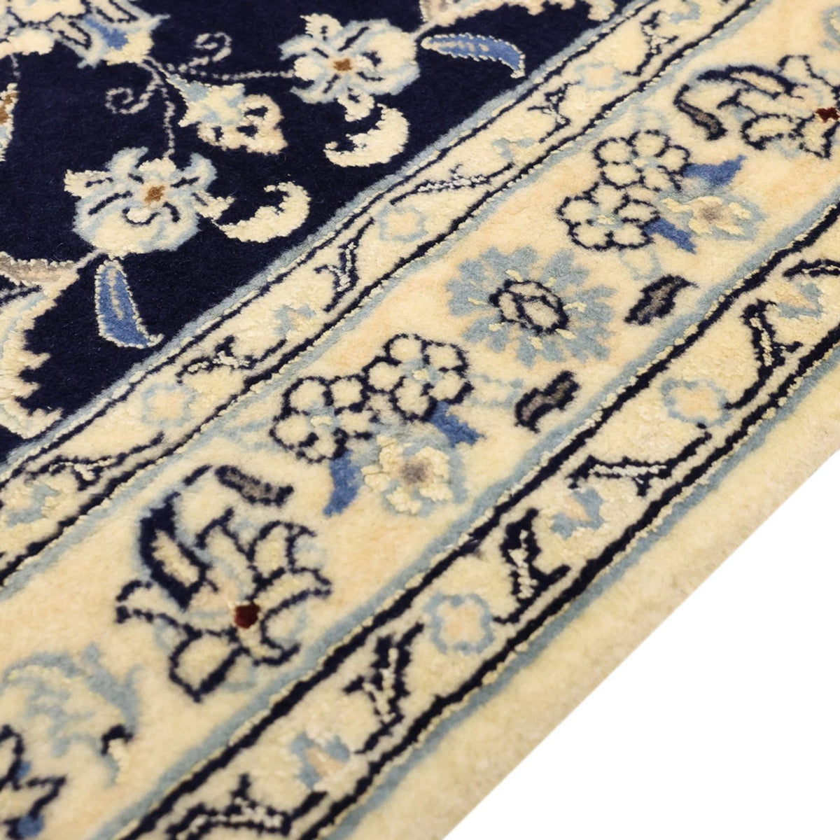 Perserteppich - Nain - Royal - Royal - 114 x 78 cm - dunkelblau