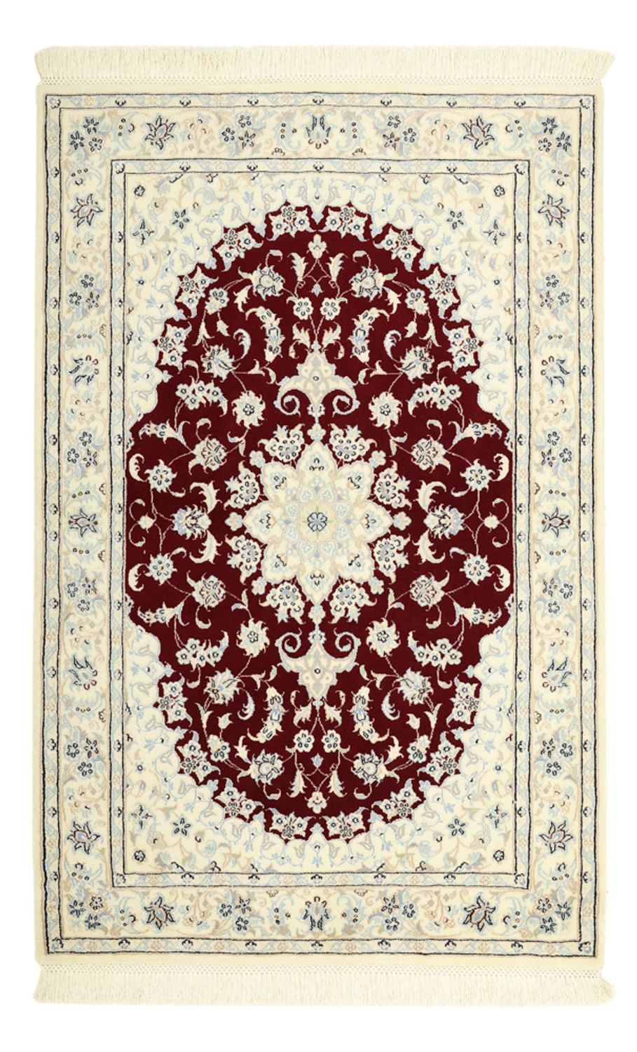 Perserteppich - Nain - Royal - Royal - 152 x 100 cm - rot