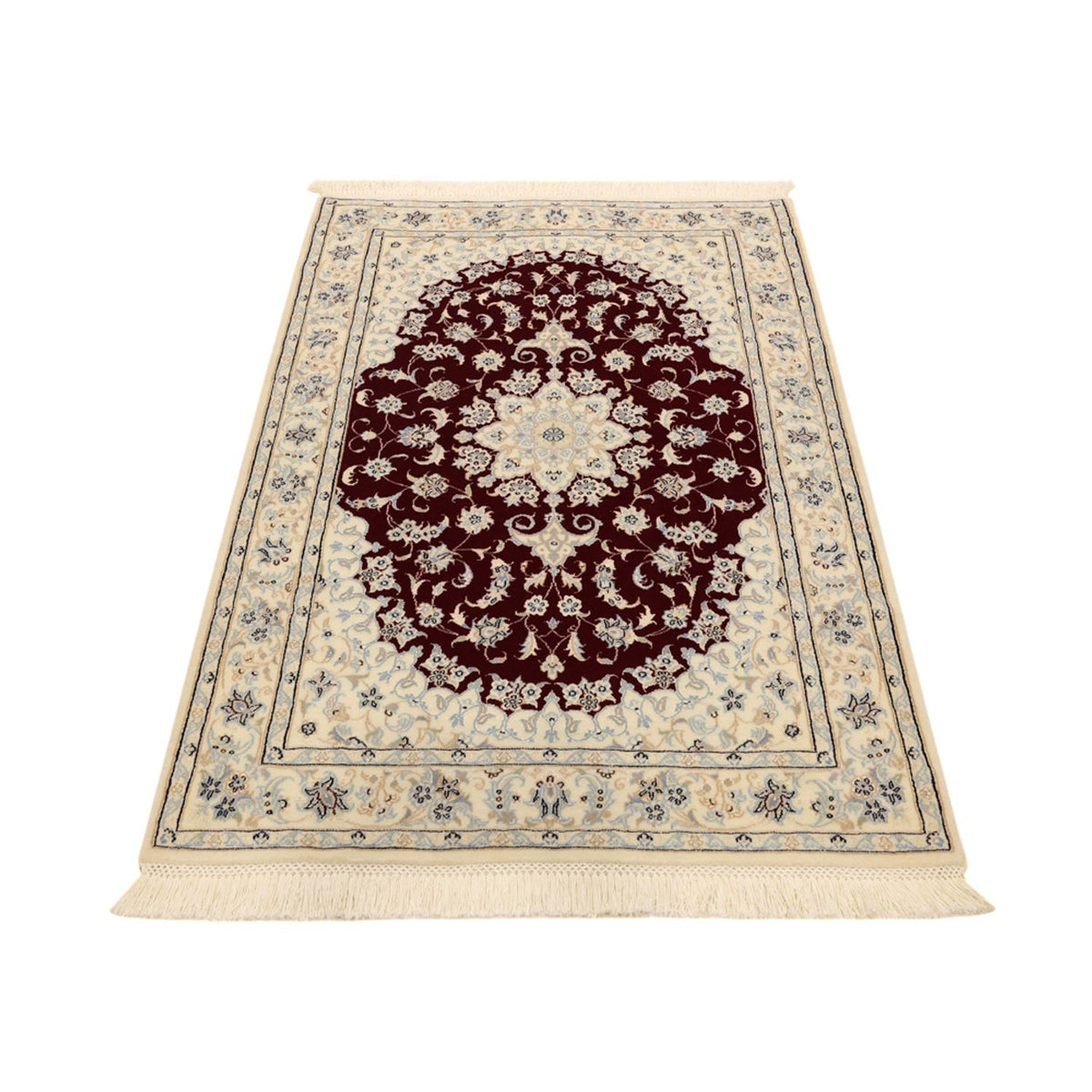 Perserteppich - Nain - Royal - Royal - 152 x 100 cm - rot