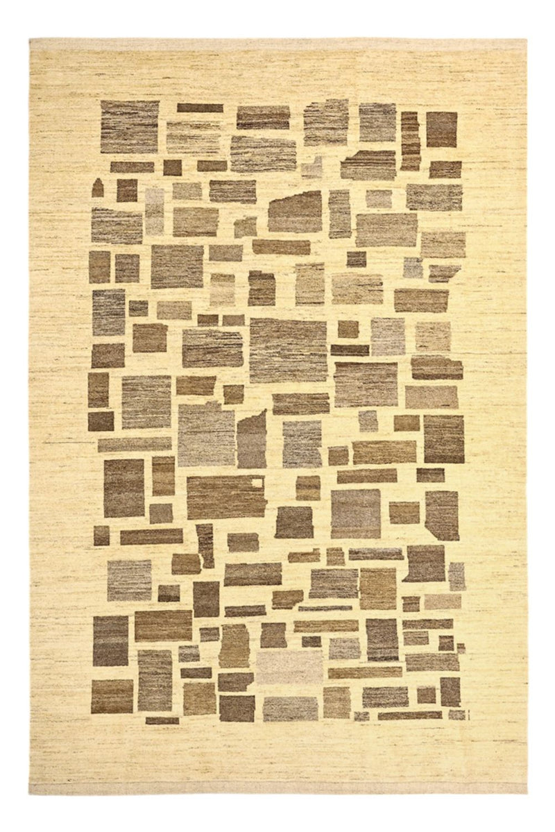 Gabbeh Teppich - Loribaft Perser - 287 x 200 cm - hellbeige