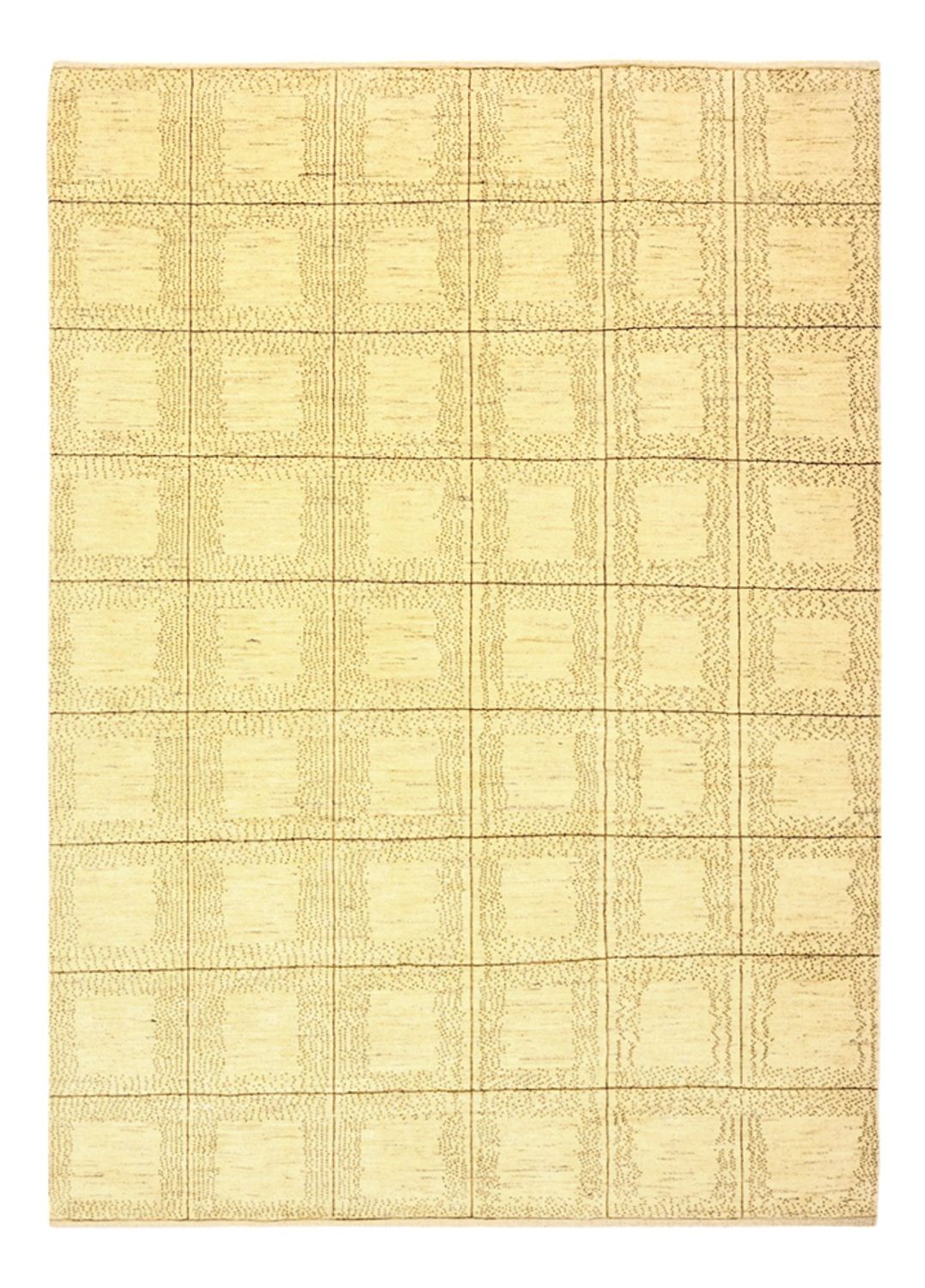 Gabbeh Teppich - Loribaft Perser - 281 x 204 cm - hellbeige