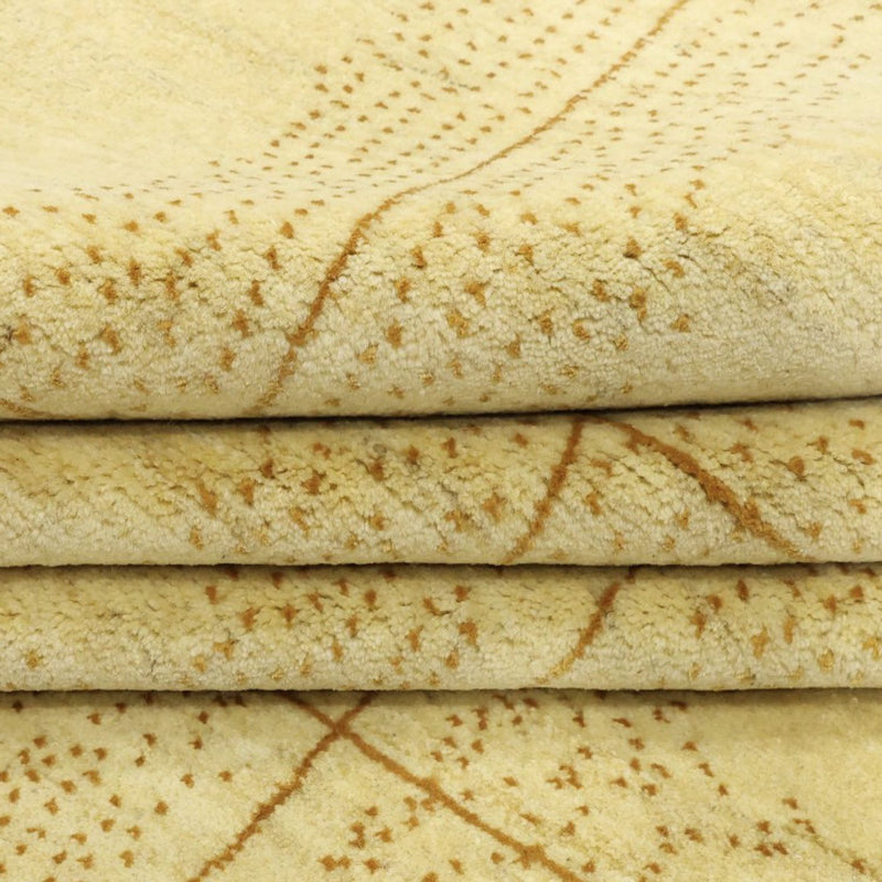 Gabbeh Teppich - Loribaft Perser - 281 x 204 cm - hellbeige