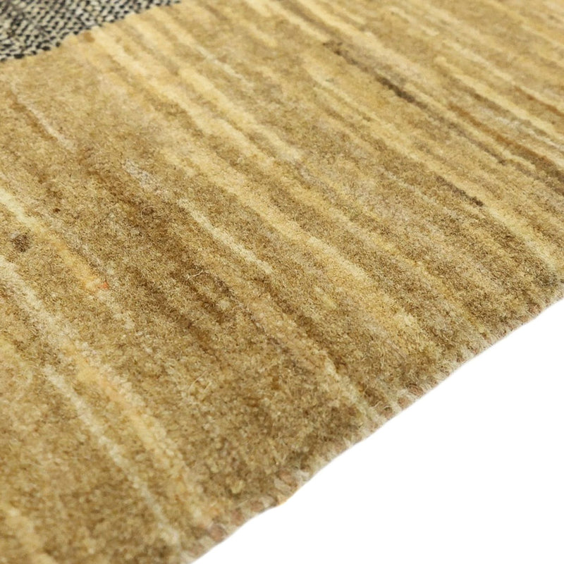 Gabbeh Teppich - Loribaft Perser quadratisch  - 200 x 194 cm - dunkelbeige