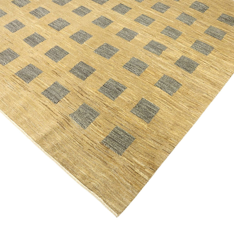 Gabbeh Teppich - Loribaft Perser quadratisch  - 200 x 194 cm - dunkelbeige