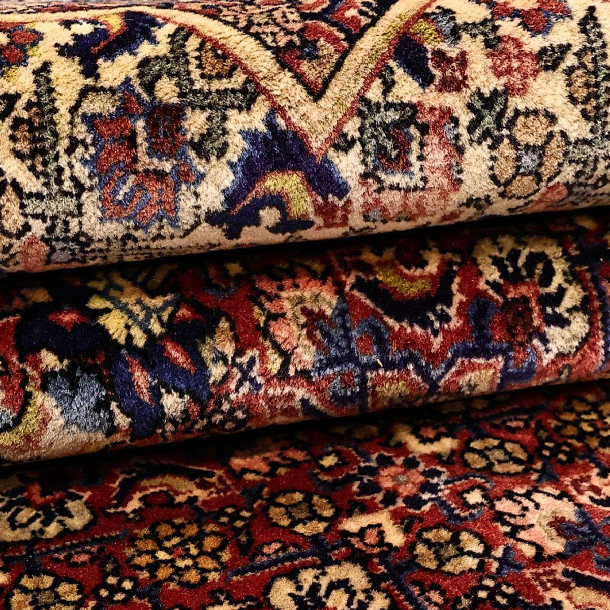 Perserteppich - Bidjar - Royal - 216 x 144 cm - dunkelrot