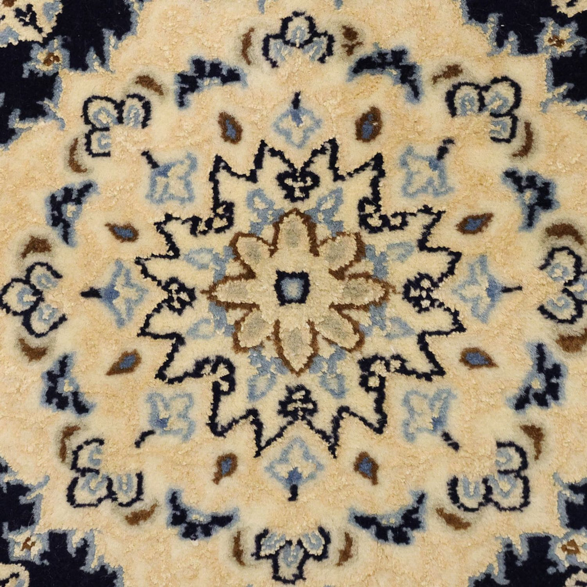 Perserteppich - Nain - Royal - Royal - 114 x 78 cm - dunkelblau