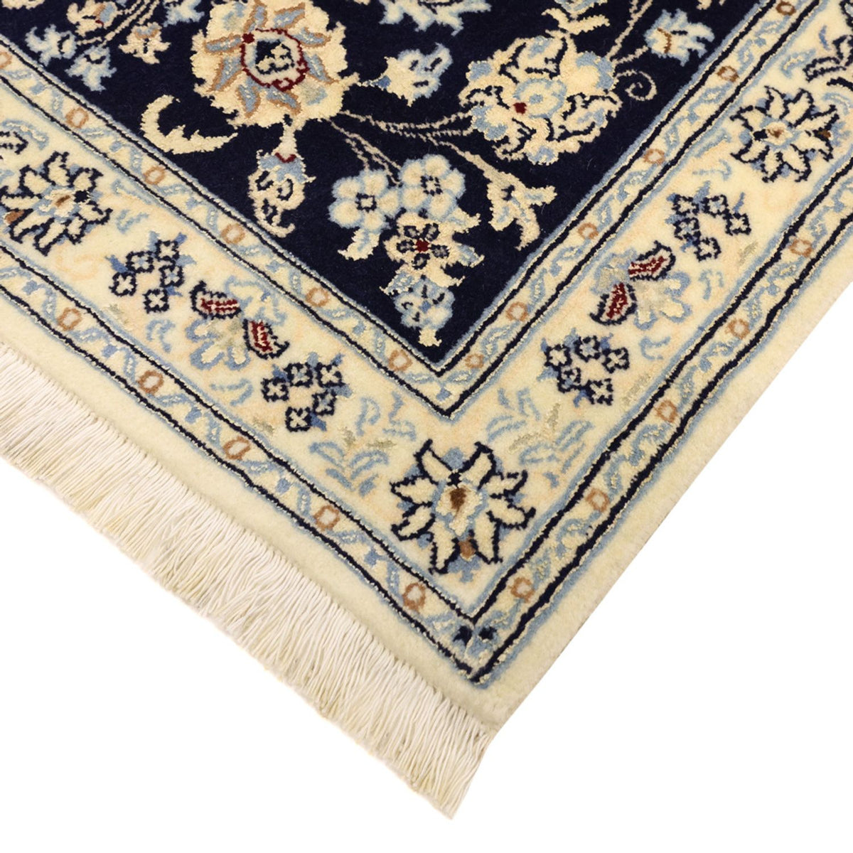 Perserteppich - Nain - Royal - Royal - 114 x 78 cm - dunkelblau
