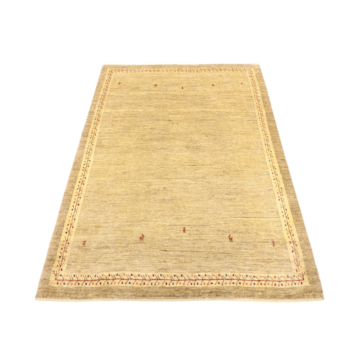 Gabbeh Teppich - Kaschkuli Perser - 158 x 112 cm - beige