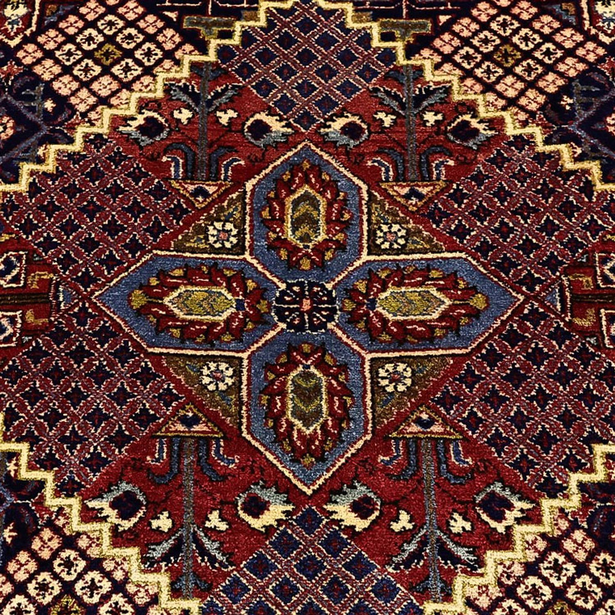 Perserteppich - Keshan - 211 x 143 cm - dunkelblau