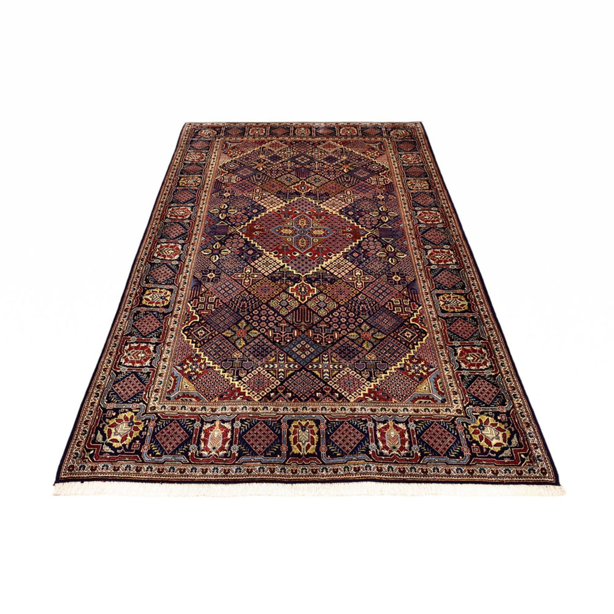 Perserteppich - Keshan - 211 x 143 cm - dunkelblau