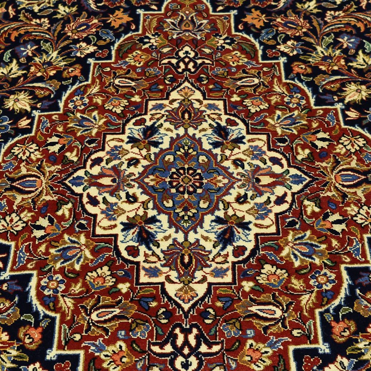 Perserteppich - Keshan - 203 x 132 cm - dunkelblau