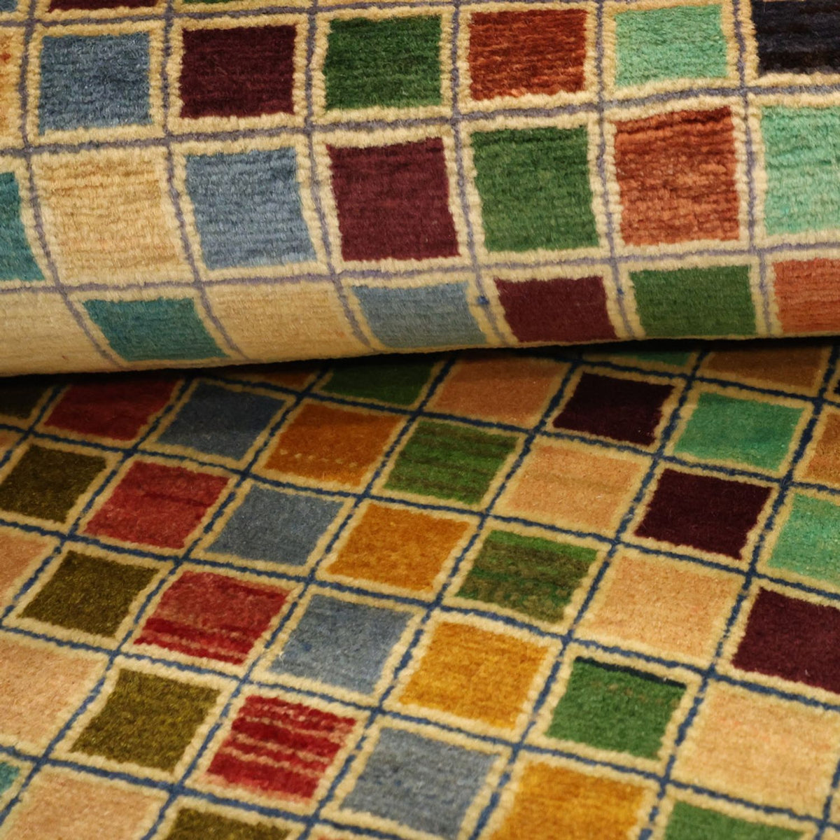 Gabbeh Teppich - Loribaft Perser - 117 x 79 cm - mehrfarbig