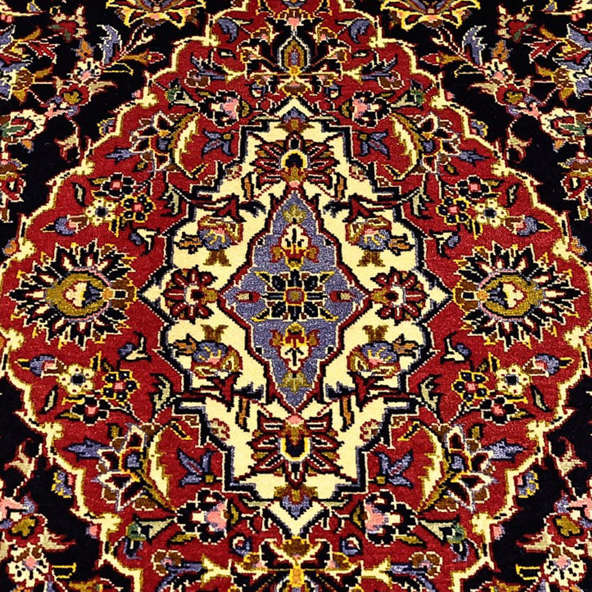 Perserteppich - Keshan - 208 x 139 cm - dunkelrot