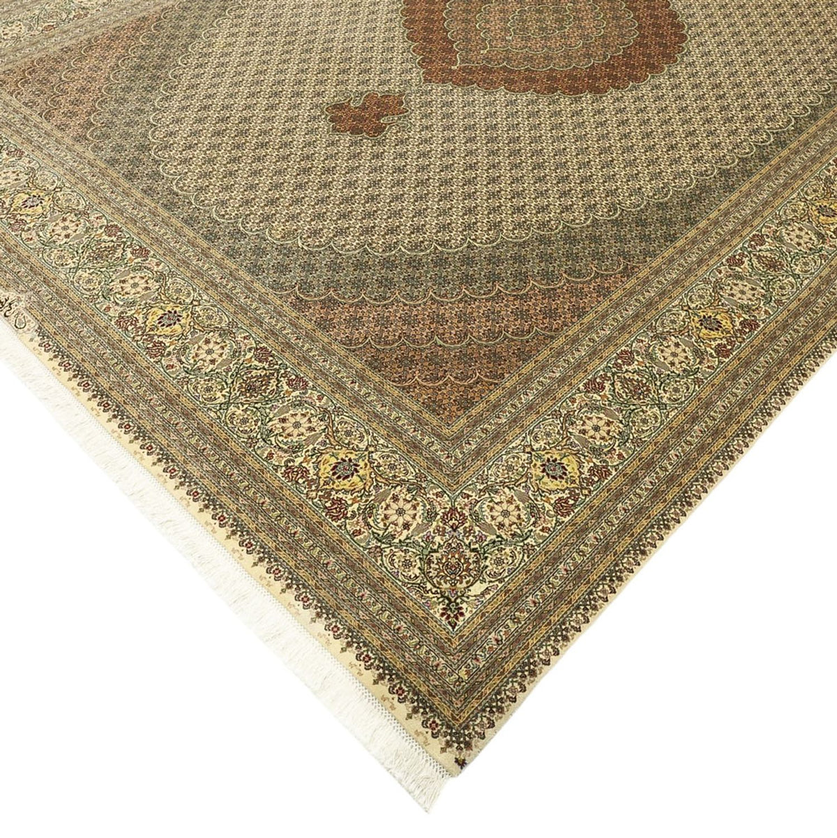 Perserteppich - Täbriz - Royal - Royal - 348 x 248 cm - hellbeige