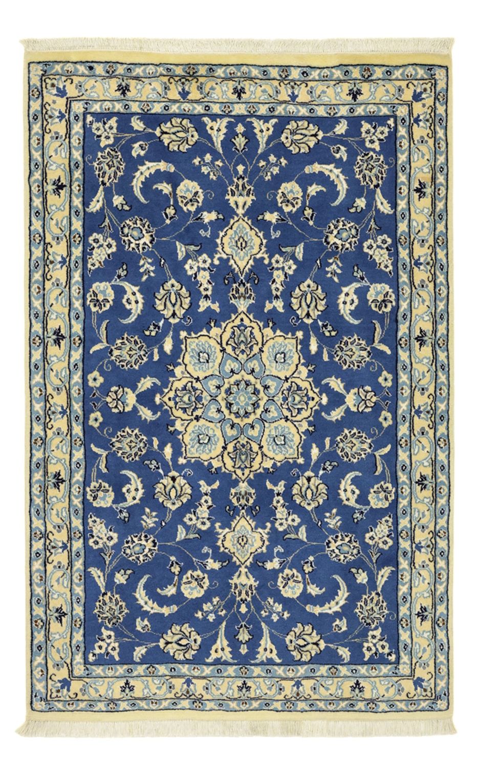 Perserteppich - Nain - Royal - 140 x 86 cm - dunkelblau