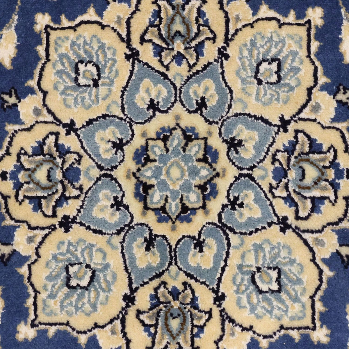 Perserteppich - Nain - Royal - 140 x 86 cm - dunkelblau