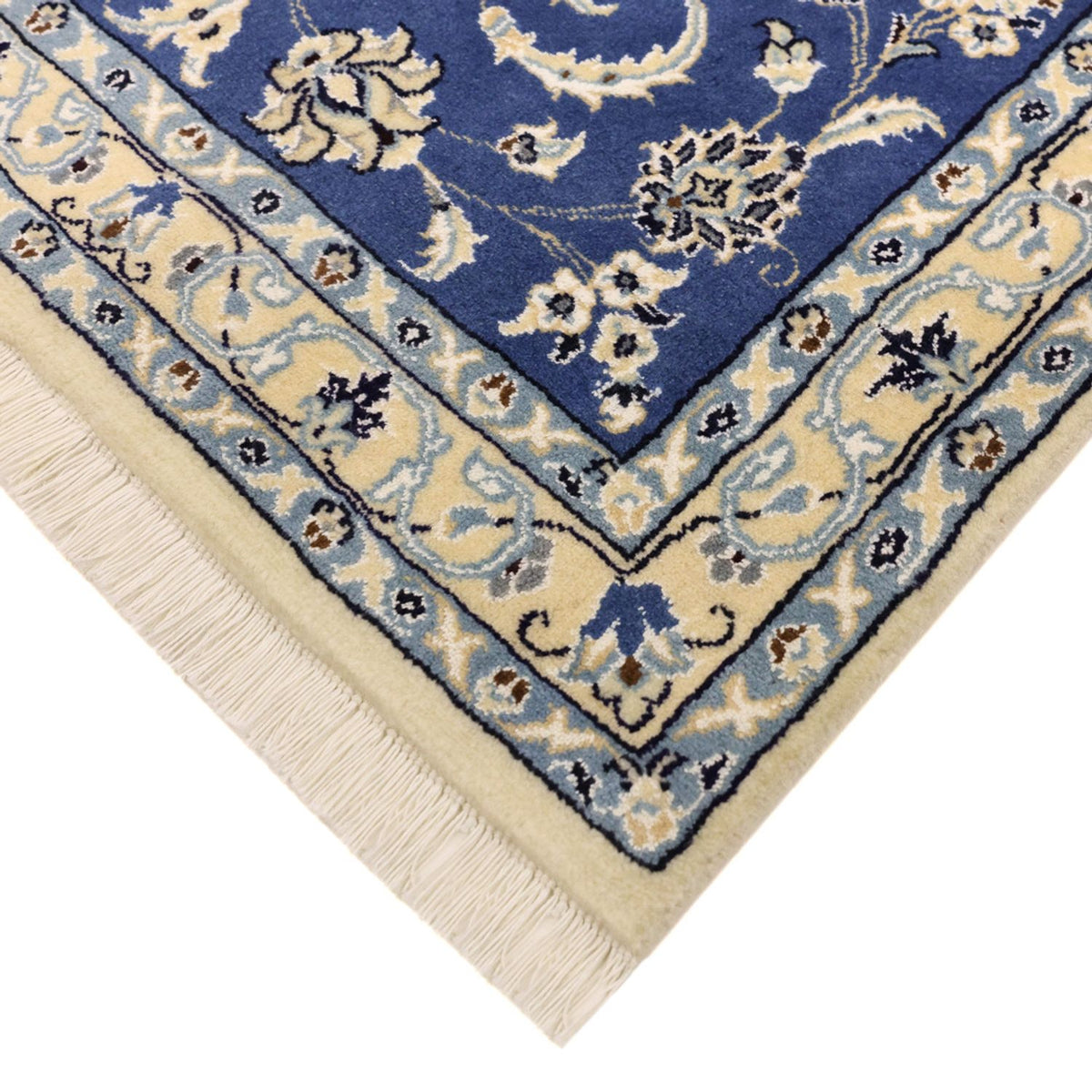 Perserteppich - Nain - Royal - 140 x 86 cm - dunkelblau