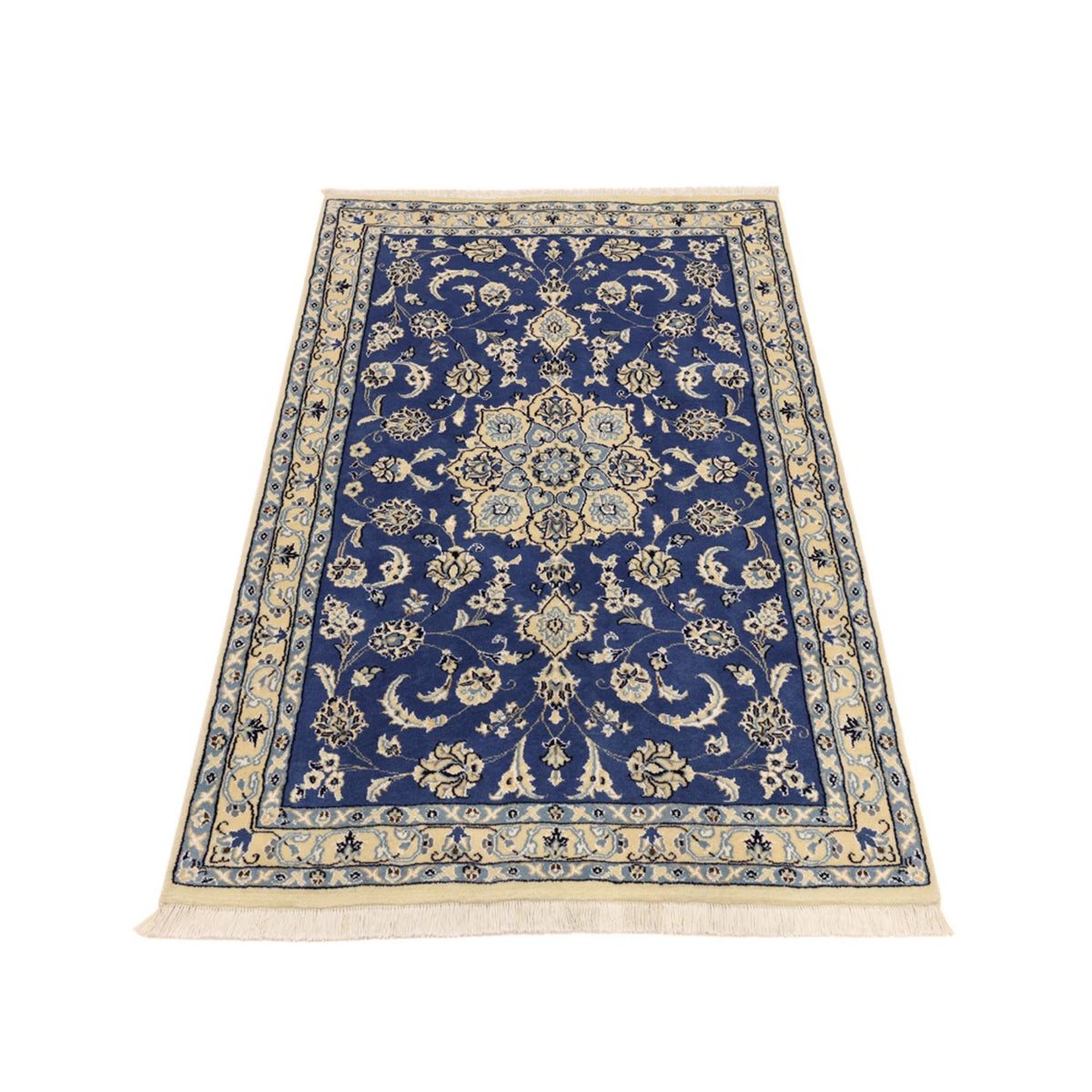 Perserteppich - Nain - Royal - 140 x 86 cm - dunkelblau