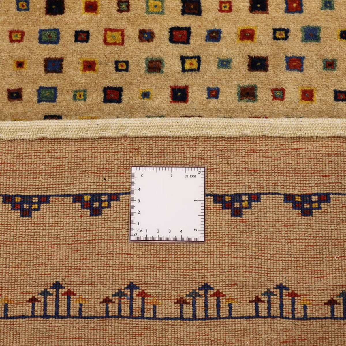 Gabbeh Teppich - Loribaft Perser - 164 x 79 cm - gold