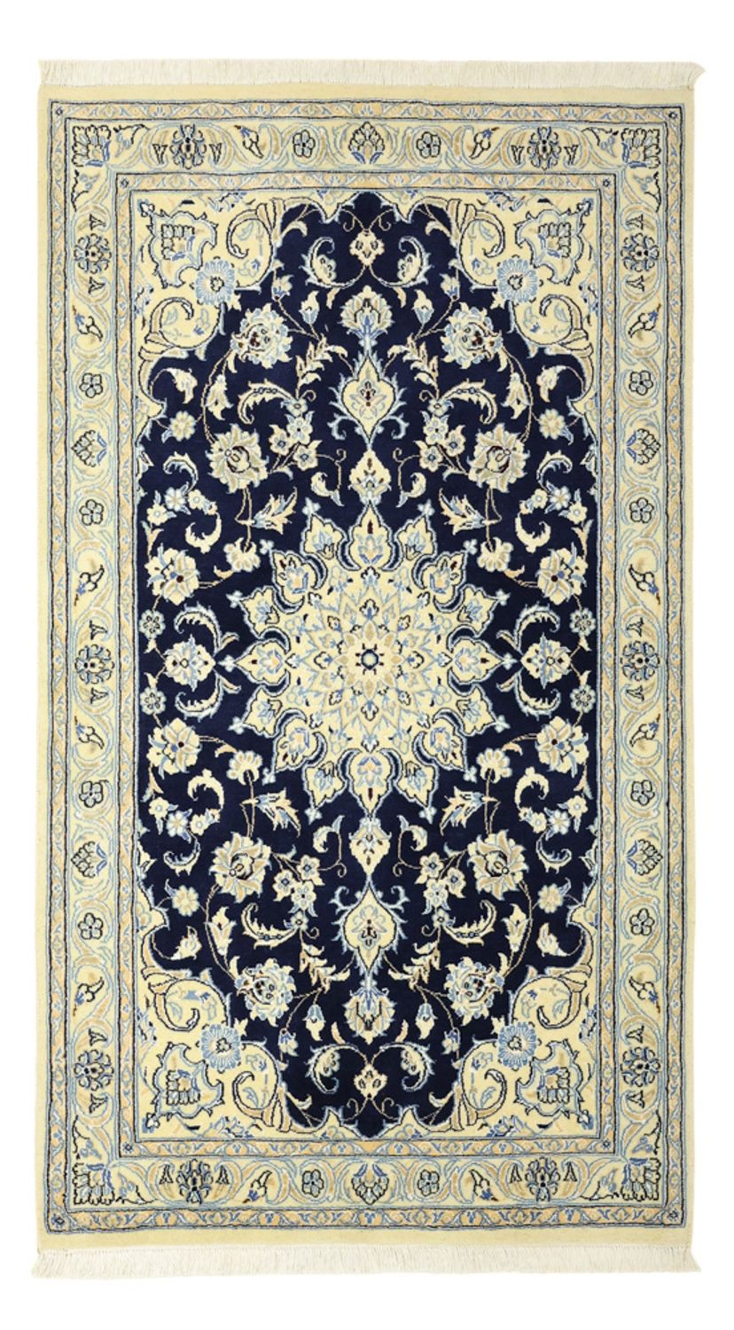 Perserteppich - Nain - Royal - 152 x 87 cm - dunkelblau