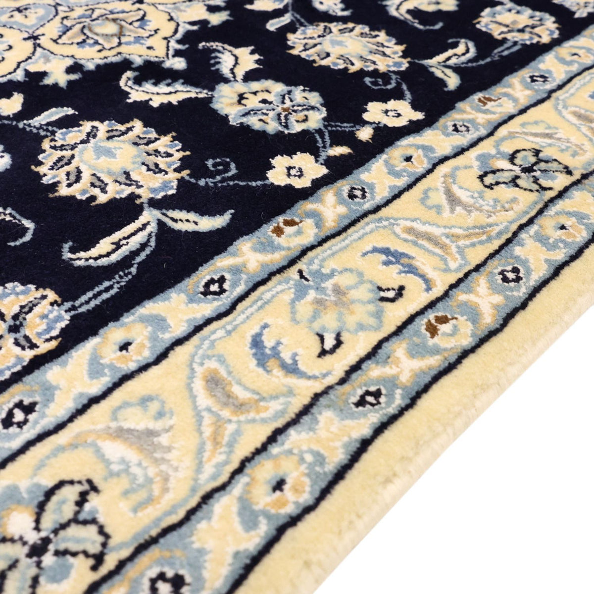 Perserteppich - Nain - Royal - 136 x 86 cm - dunkelblau