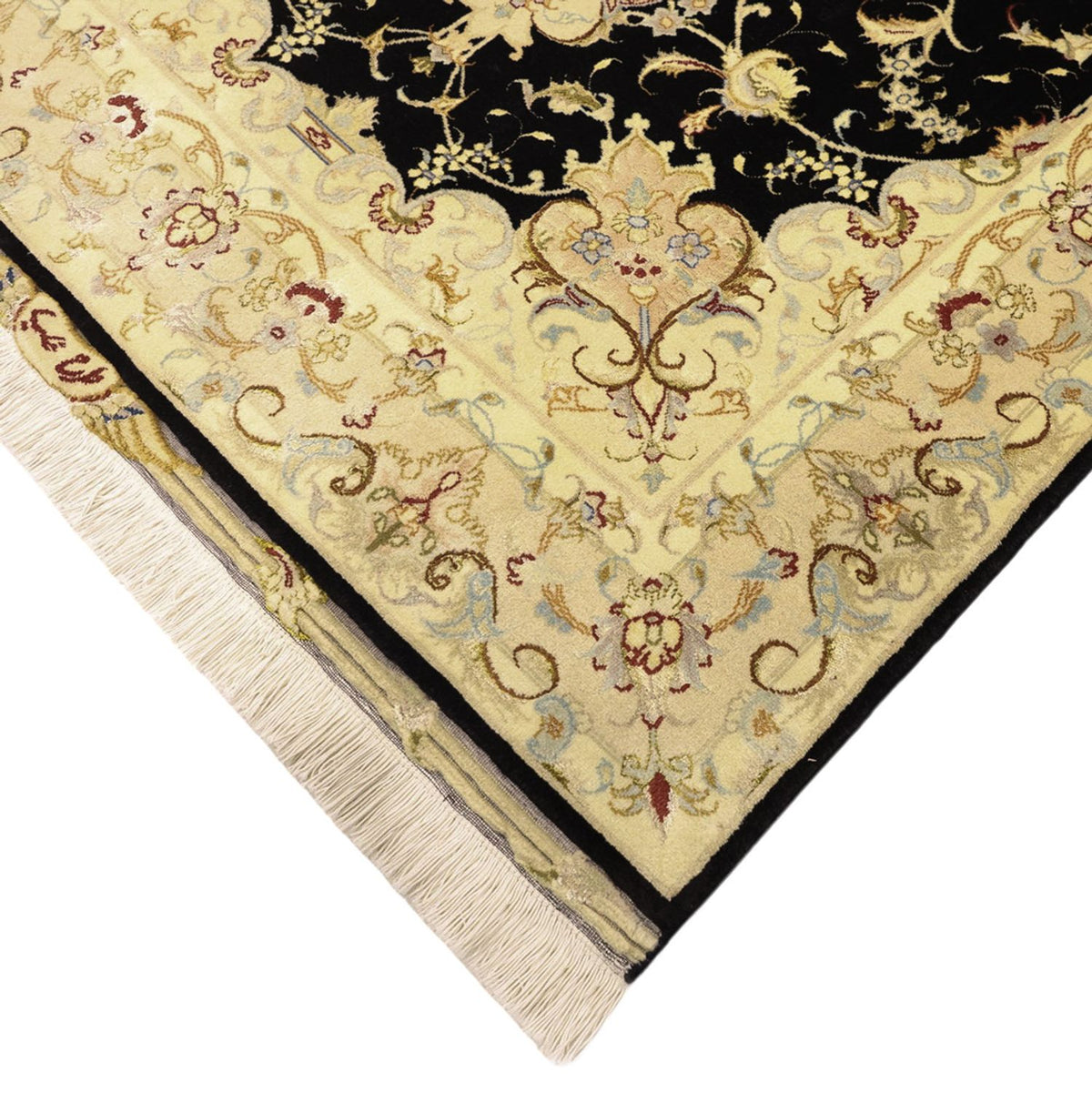 Perserteppich - Täbriz - Royal - 152 x 99 cm - dunkelblau