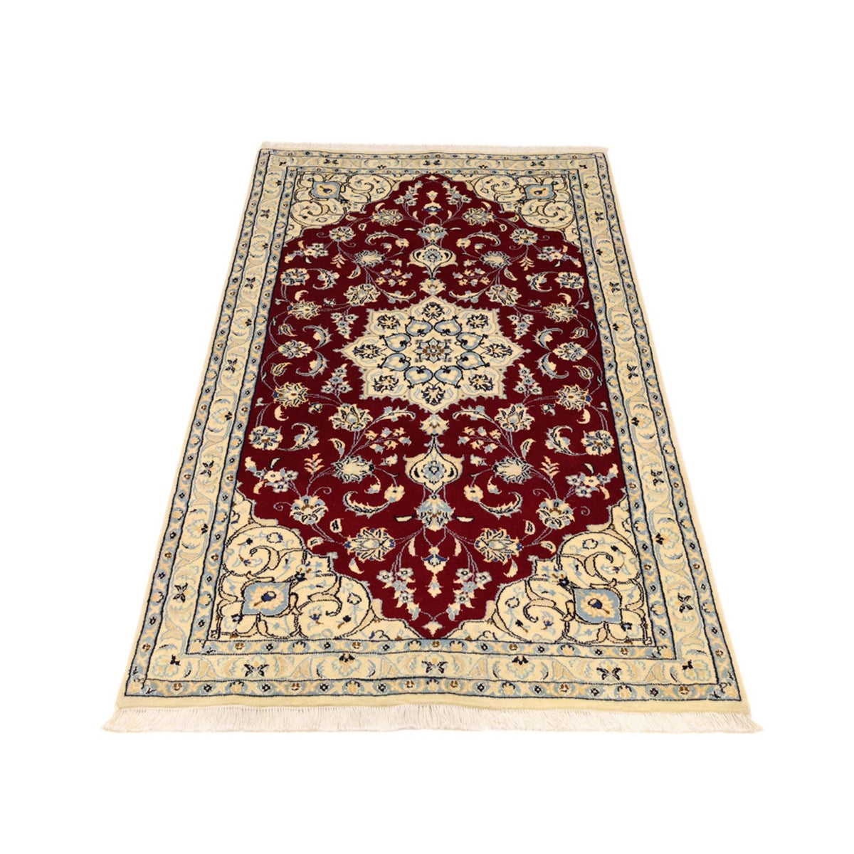 Perserteppich - Nain - Royal - 158 x 89 cm - rot