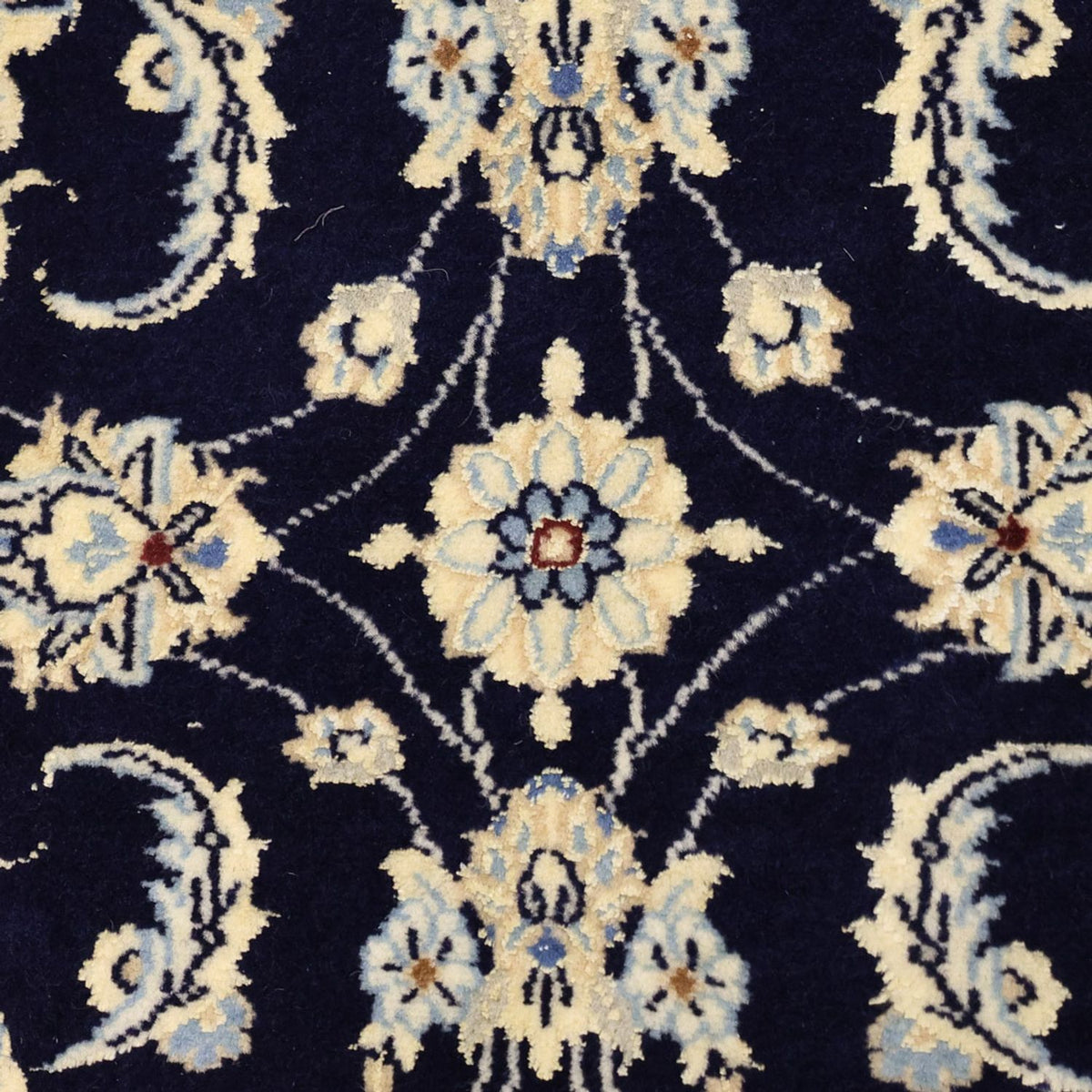 Perserteppich - Nain - Royal - 114 x 77 cm - dunkelblau