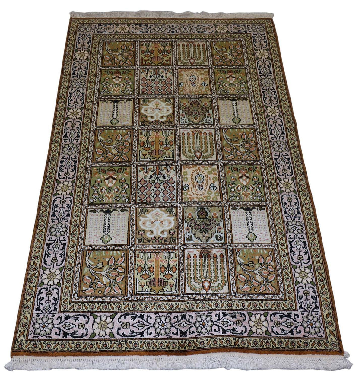 Seidenteppich - Kaschmir Seide 152 x 90 cm Teppichbrücke
