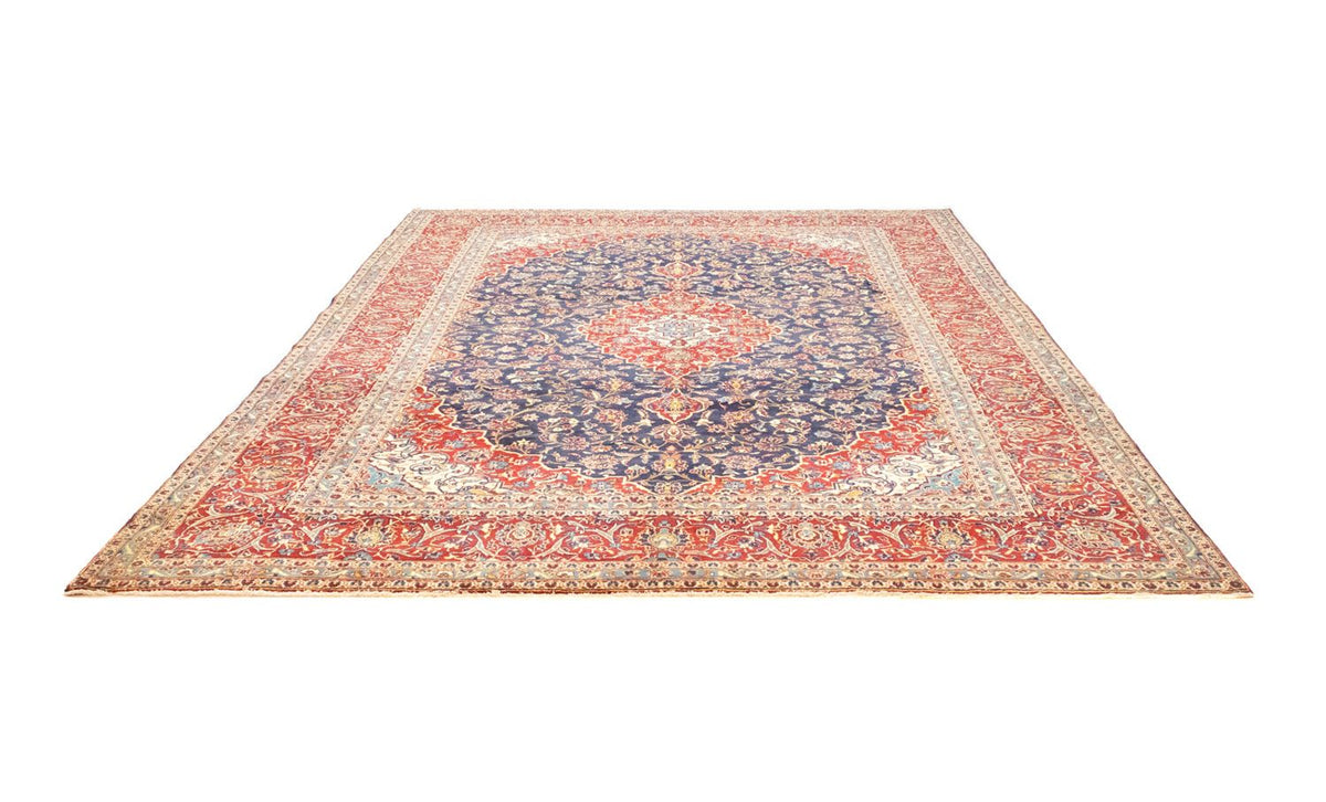 Perserteppich - Keshan 405 x 294 cm - blau