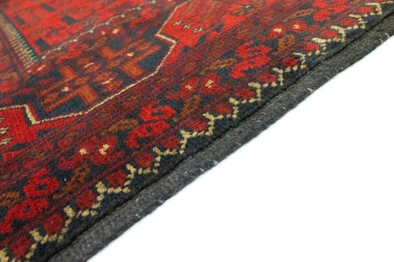 Afghan Teppich - Kunduz 206 x 149 cm - rot