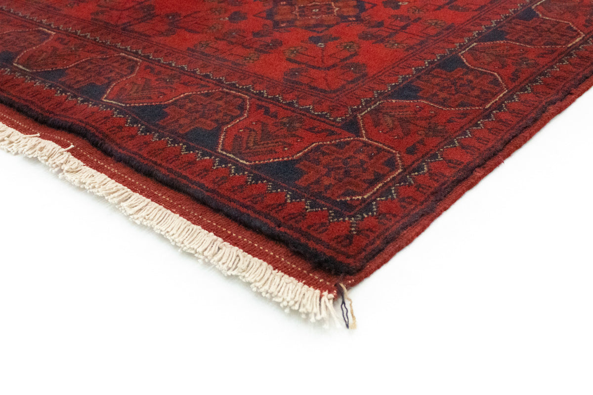Afghan Teppich - Kunduz 147 x 105 cm - rot