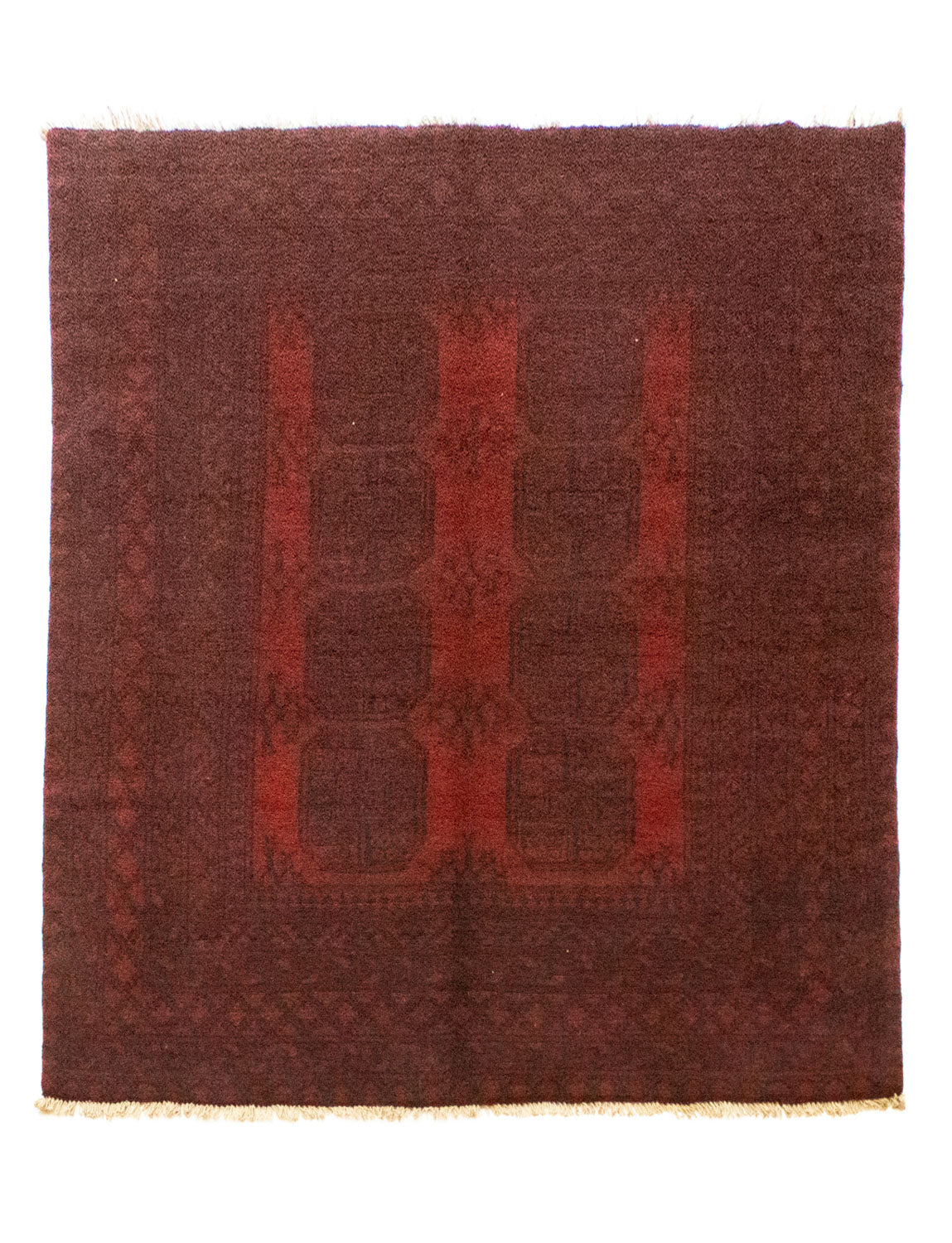 Afghan Teppich - Filpa 194 x 152 cm - rot