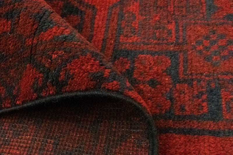 Afghan Teppich - Filpa 194 x 152 cm - rot