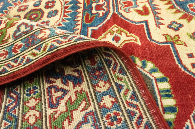 Ziegler Teppich - Kazak 198 x 157 cm - dunkelrot