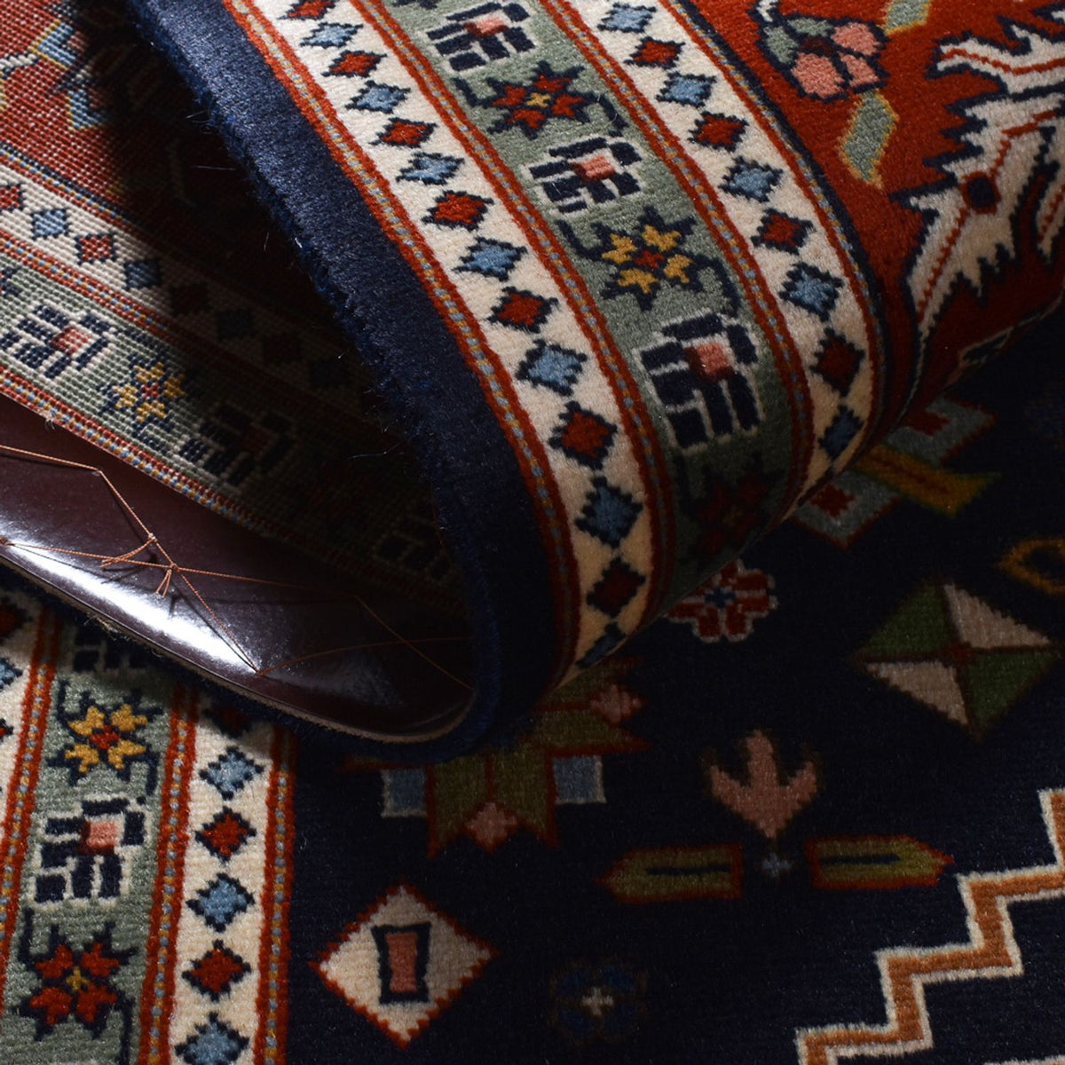 Perserteppich - Nomadic - 290 x 196 cm - rot