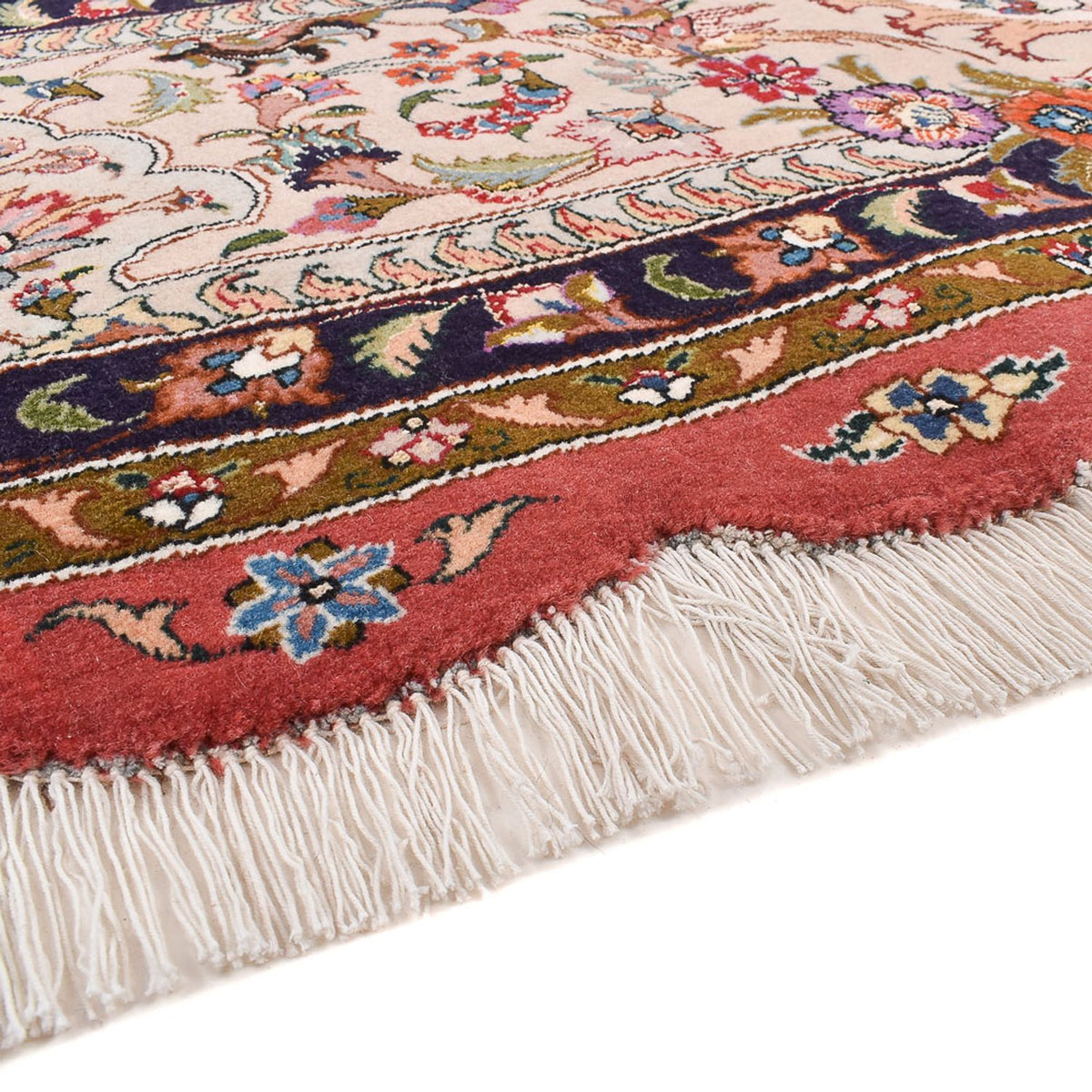 Perserteppich - Täbriz - Premium rund  - 300 x 300 cm - rot