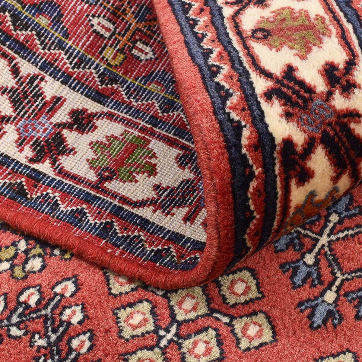 Perserteppich - Nomadic - 150 x 112 cm - hellrot